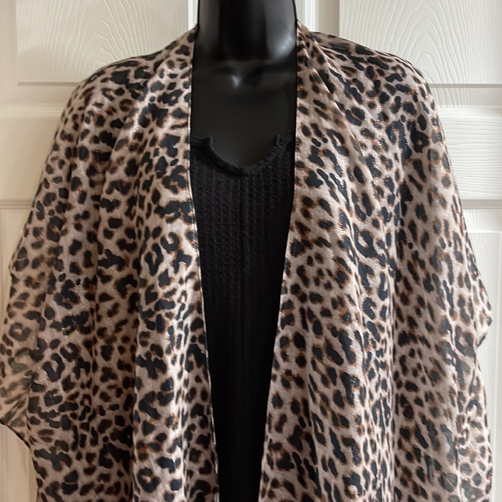 Grace and Emma Shaw (?) black and brown leopard print - Picture 3 of 4